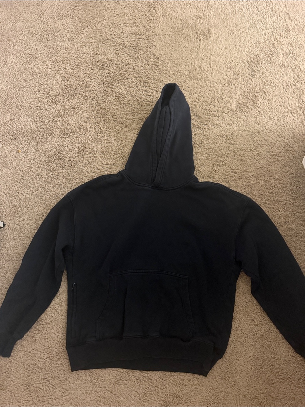 Hollister black boxy hoodie